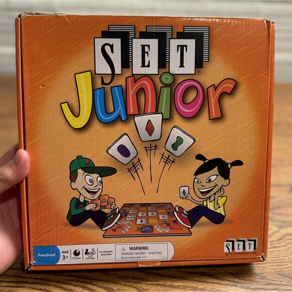 Set Enterprises Boardgame Set Junior Box VG/EX - Picture 1 of 12